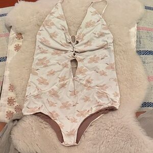 ACACIA Kokomo Swimsuit in rare washed Aloha print one-piece swimsuit